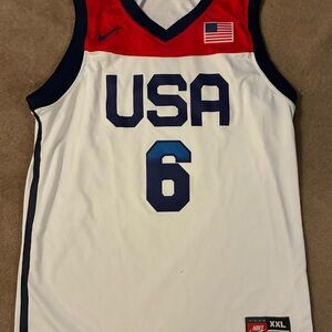 Nike Team USA #6 Sue Bird Women's Olympic Basketball Jersey XXL